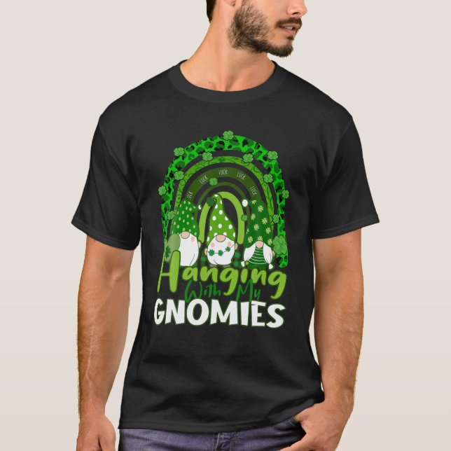 Camiseta Andando Com Minha Rua De Leopardo Rainbow Patrick (Frente)