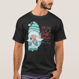 Camiseta ANDANDO EM UM WINTER WONDERLAND Gnomo christmas