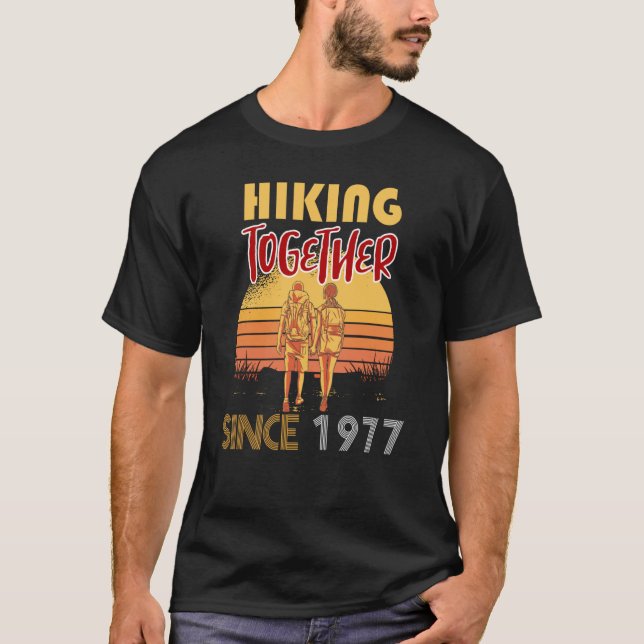 Camiseta Andando juntos desde 1977 (Frente)