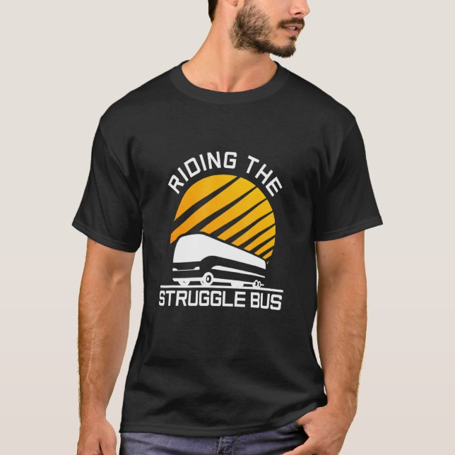 Camiseta Andando O Barramento De Luta (Frente)