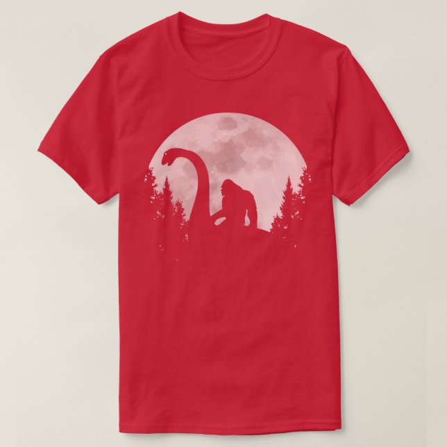 Camiseta Andando O Ness Loch (Frente do Design)