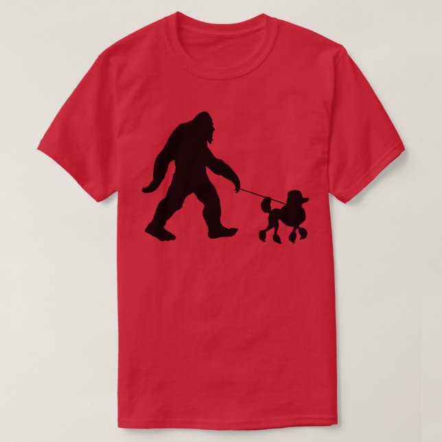 Camiseta Andando seu Poodle (Frente do Design)