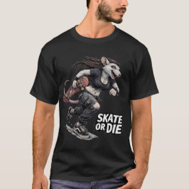 Camiseta Andar De Skate Ou Morrer