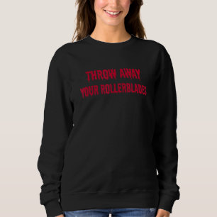 Camiseta Andar de skate pare de patinar vá embora patinar p