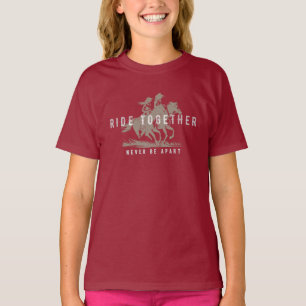 Camiseta Andar juntos - vida ocidental (Escuro)   Crianças