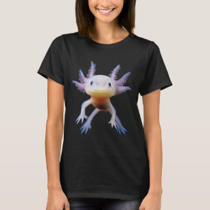 Camiseta Andar Mexicano Peixes Fresco Anfíbio Axolotl