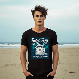 Camiseta Andar Na Navegação Das Ondas