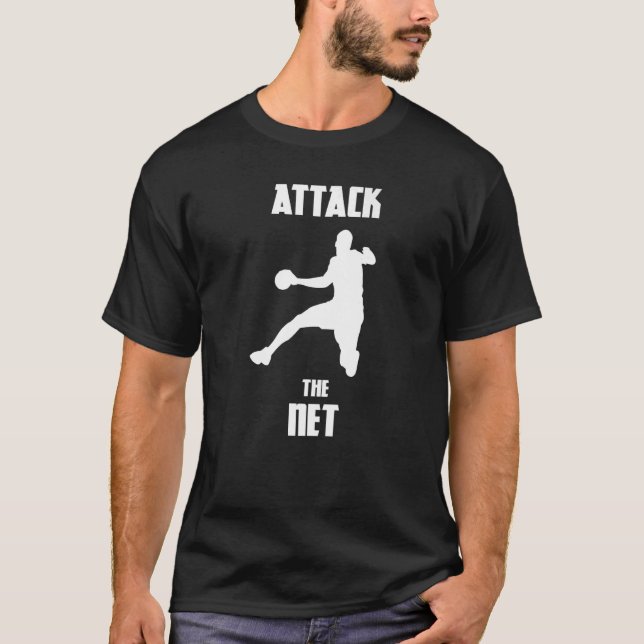 Camiseta Andar o Andebol na Rede (Frente)