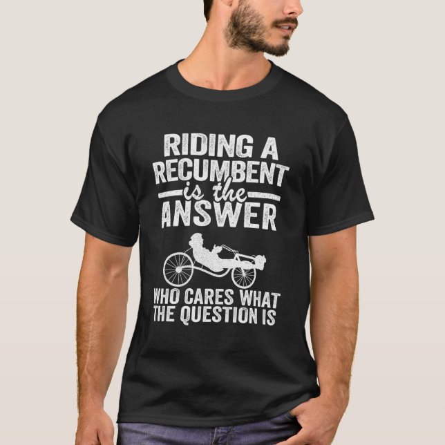Camiseta Andar Um Recente É O Rec De Bicicleta De Trike De  (Frente)