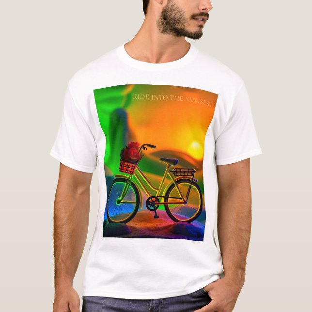 Camiseta "Ande até o Tee Sunset" (Frente)