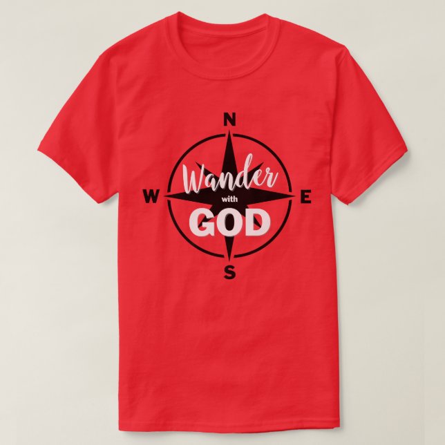 Camiseta Ande com Deus Premium (Frente do Design)