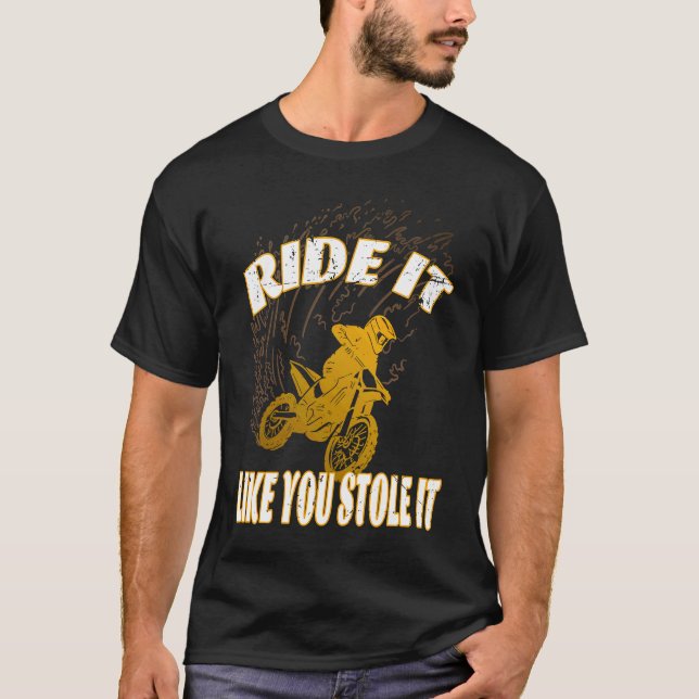 Camiseta Ande Como Se Você O Roubasse A Bicicleta De Sujeir (Frente)