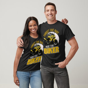Camiseta Ande livre nesta bicicleta vibrante