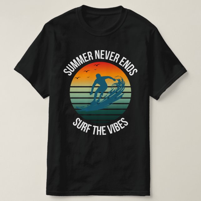 Camiseta "Ande na Onda de Verão" (Frente do Design)