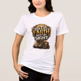 Camiseta Ande pela Fé, não pela Vista