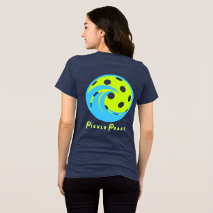 Camiseta Ande pela onda de picleball com paz