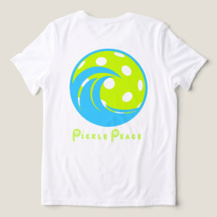 Camiseta Ande pela onda de picleball com paz