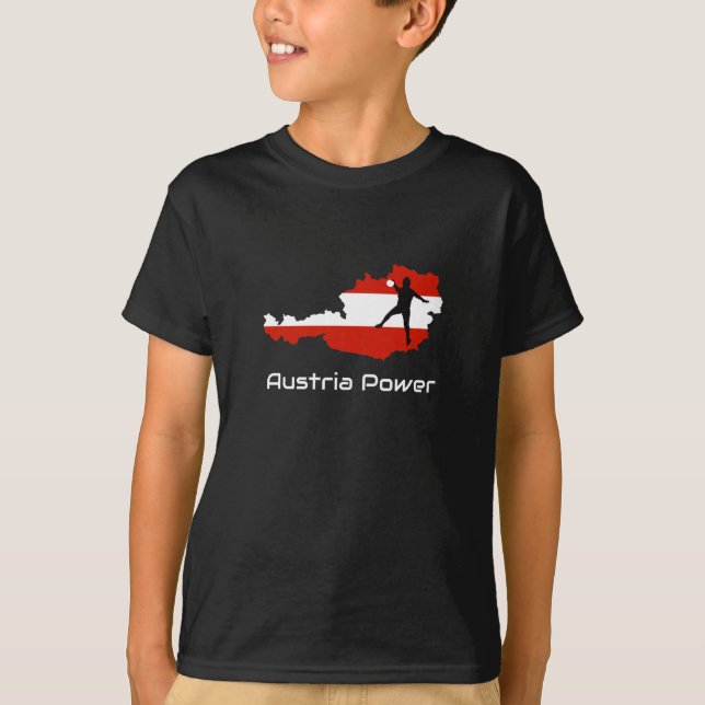 Camiseta Andebol - Áustria Power Austria Shirt (Frente)