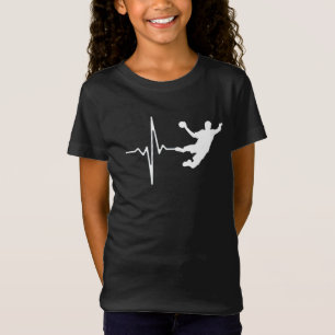 Camiseta Andebol - Batimento cardíaco do jogador de andebol