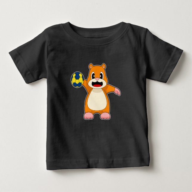 Camiseta Andebol do Andebol do Hamster (Frente)
