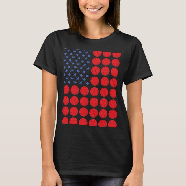 Camiseta Andebol Esportivo Dos Eua 6 (Frente)