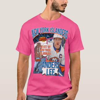Camiseta Anders Lee Hockey Art Islanders 1