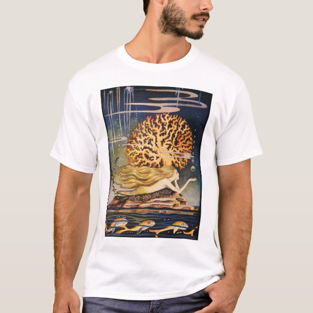Camiseta Andersen: Desenho pequeno da sereia (Frente)