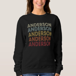 Camiseta Anderson California Anderson CA Texto retroativo d