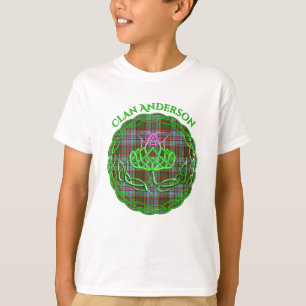 Camiseta Anderson Scottish Tartan Celtic Thistle