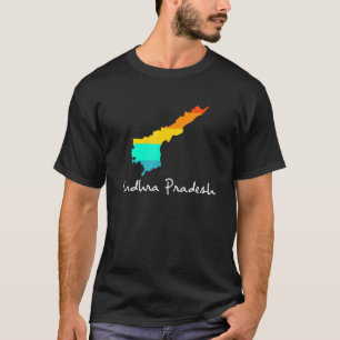 Camiseta Andhra Pradesh, Orgulhosa Estado De Origem Indiano
