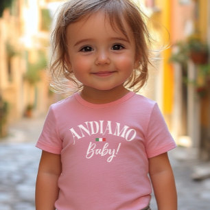 Camiseta Andiamo Baby! Viagens Inspiradas na Itália 