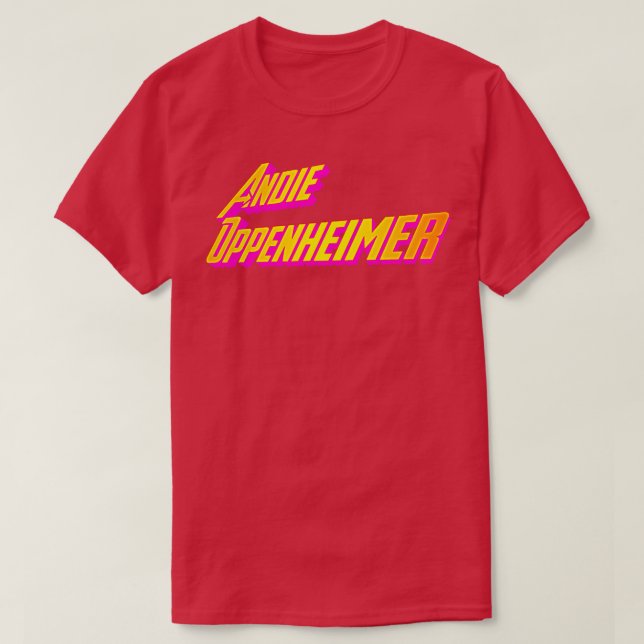 Camiseta Andie Oppenheimer (Frente do Design)