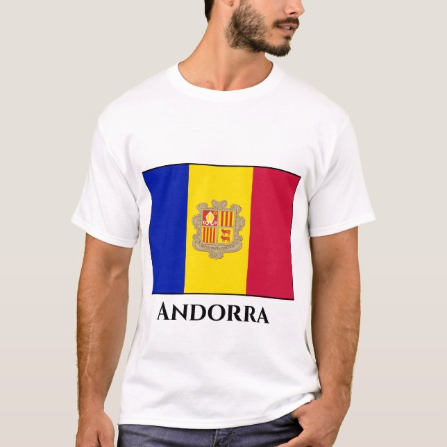 Camiseta Andorra Flag (Frente)