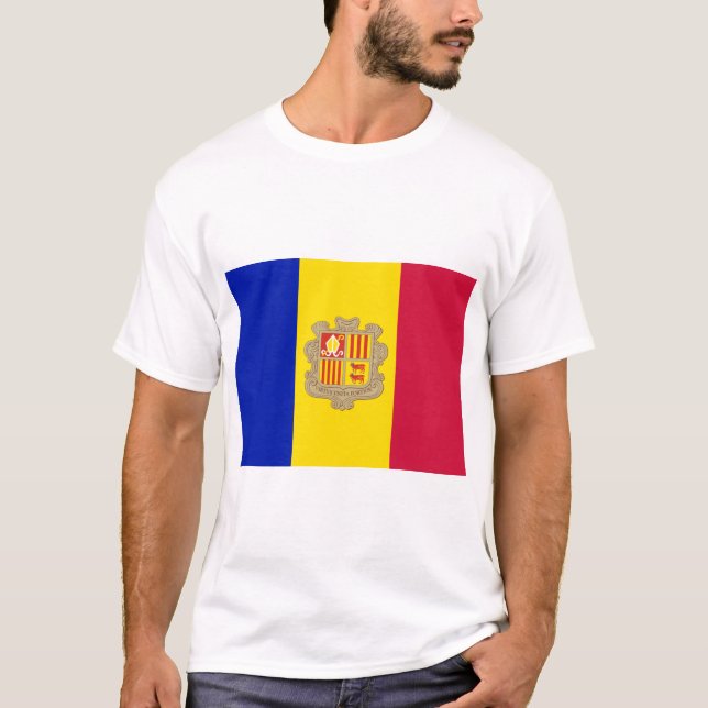 Camiseta Andorra Flag (Frente)