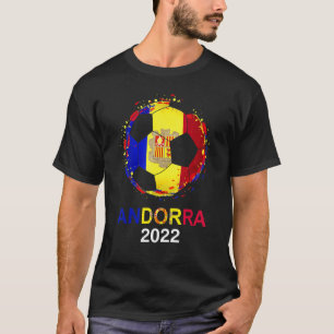 Camiseta Andorra Flag 2022 Apoiante Equipe A de futebol de