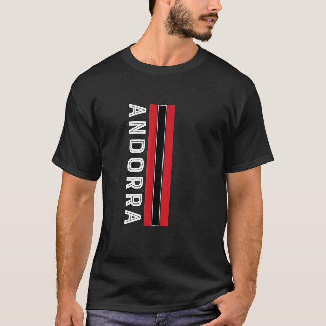 Camiseta Andorra Flag Colors (Frente)