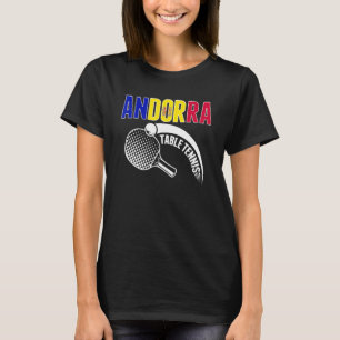 Camiseta Andorra Mesa Support Andorran Ping Pong T