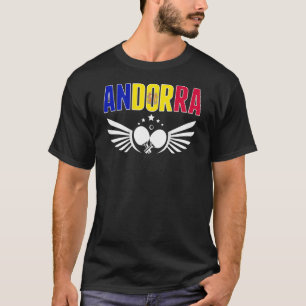 Camiseta Andorra Mesa Support Andorran Ping Pong T