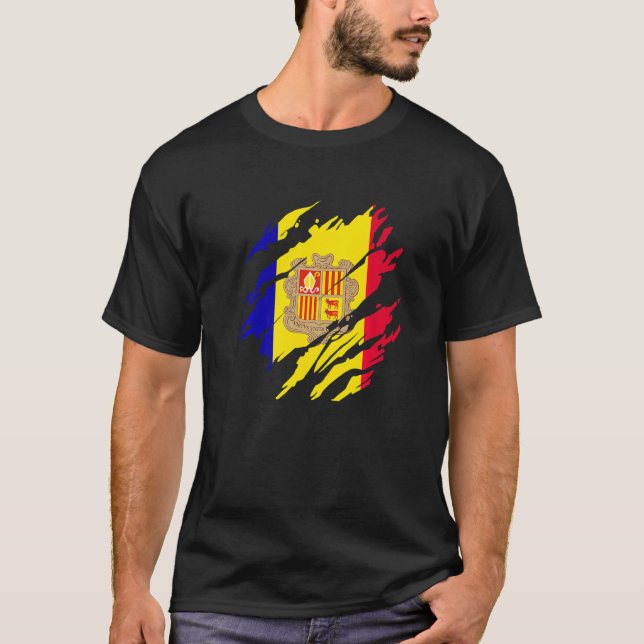 Camiseta Andorran Flag Andorra (Frente)