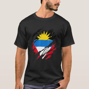 Camiseta Andorran Flag Antígua E Barbuda