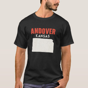 Camiseta Andover Kansas EUA State America Viagem Kansan