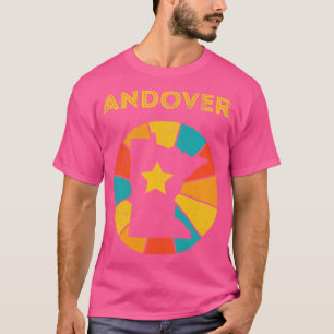 Camiseta Andover Minnesota Vintage angustiou Souvenir 1