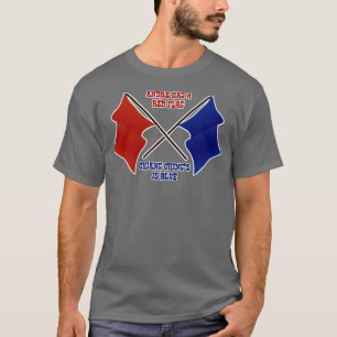 Camiseta Andre tem um sinalizador vermelho Chiang Chings é 