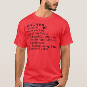 Camiseta Andrea Name Definition Andrea Nome feminino Andrea