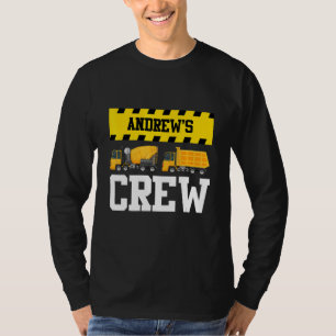 Camiseta Andrew Construction Crew Custom Dumcaminhão Dump T