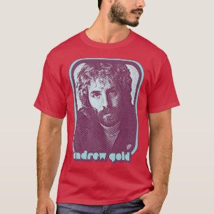 Camiseta Andrew Dourado 80s Design de Arte com Ventilador R