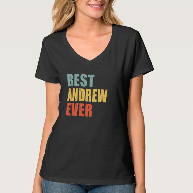 Camiseta Andrew Melhor Sempre Andrew (Frente)