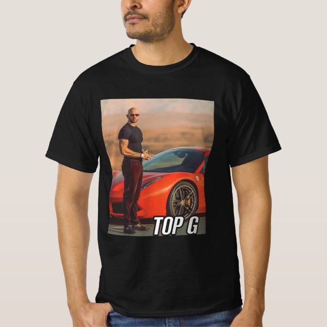 Camiseta Andrew Tate "Top G" (Frente)