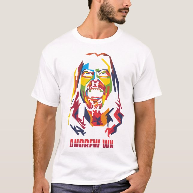 Camiseta Andrew W.K Classic (Frente)