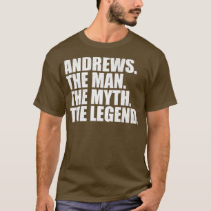Camiseta Andrews Nome da família Andrews sobrenome Andre